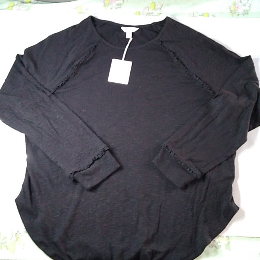 #531 Women's XL Lauren Conrad black sweater extra soft